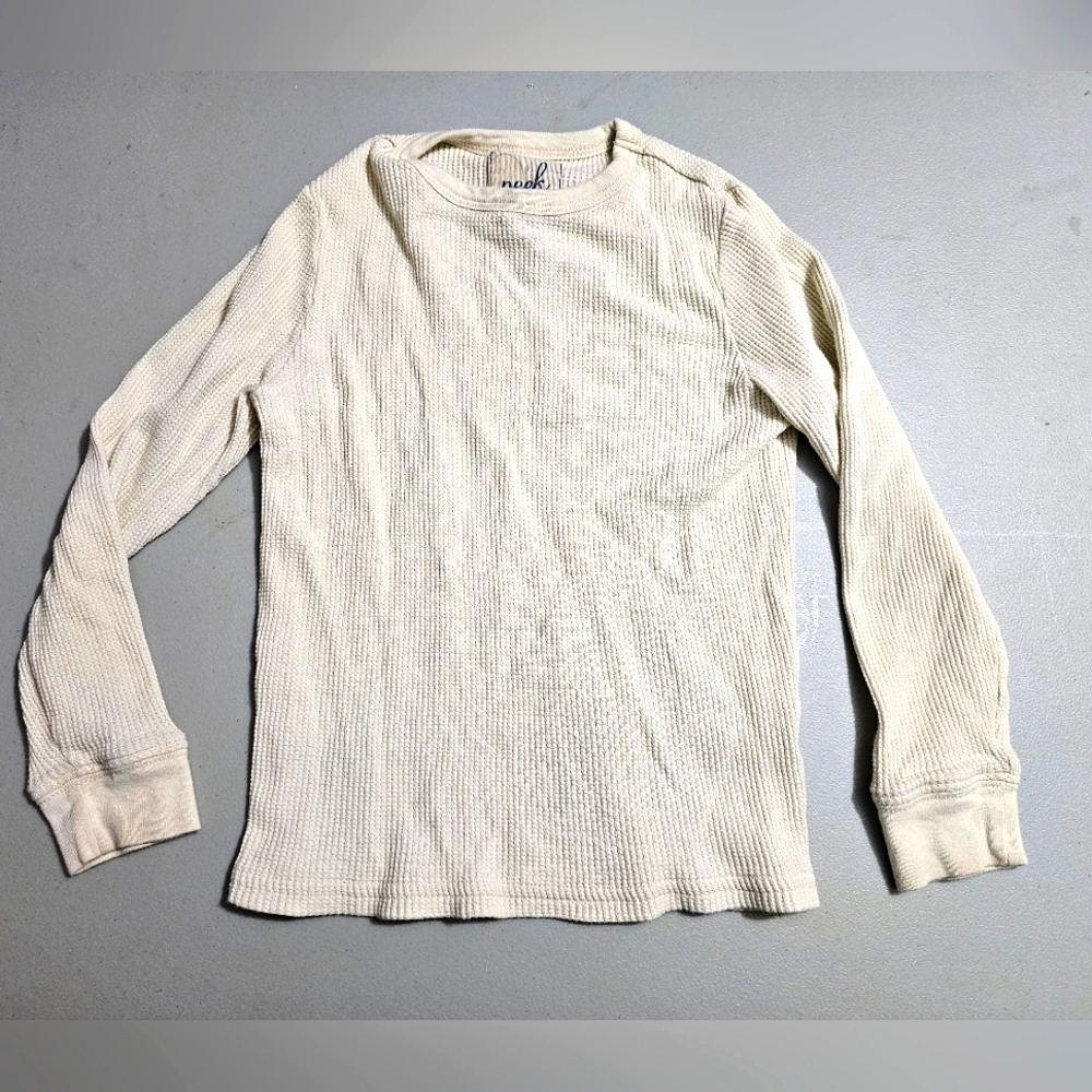 Peek size 2/3 waffle shirt